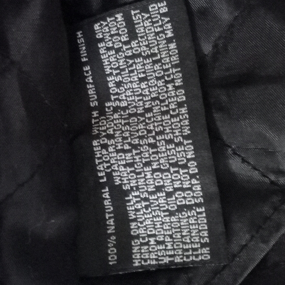 Leather bomber jacket SzM - Picture 13 of 14